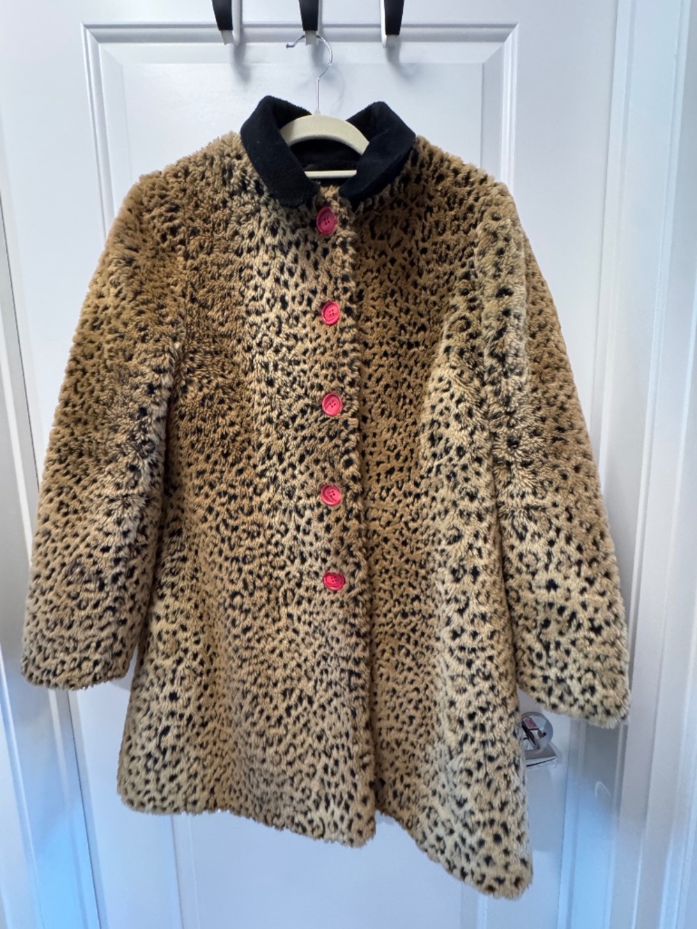 Leopard print faux fur jacket - Picture 1 of 5
